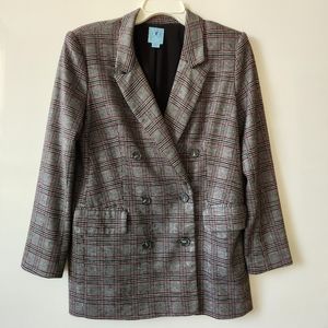 Plaid Blazer